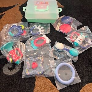 Brand New - 6-12months Baby Toys with storage box